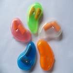 Silent ear plugs in ear-shape sanitary case