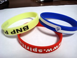 Silicon rubber wristbands