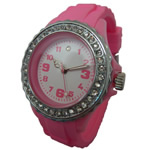 Silicone Diamond Rotating Watch