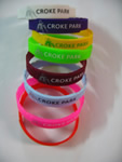 Silicone bracelets with logo