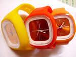 Silicone jelly watch