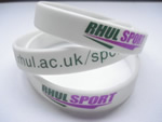 Silicone wristband, Silicon bracelet, 100% silicon, with 1 color logo imprint