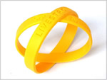 Silicone wristband