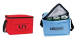 Six Pack insulated cooler with strap