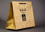 Small shopping paper tote bag