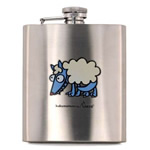 Stainless steel hip flask