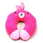 U shaped Plush bunny neck pillows