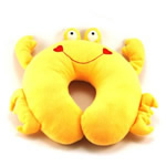 U shaped Plush crab neck pillows