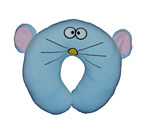 U shaped Plush mouse neck pillows