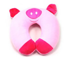 U shaped Plush pig neck pillows