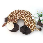 U shaped Plush sika deer neck pillows