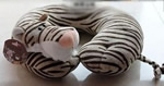 U shaped Plush tiger neck pillows