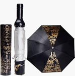 Wine bottle umbrella