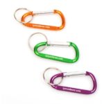 Aluminum Carabiner with key ring - Image 4