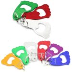Foot Shaped Bottle Opener With Keychain