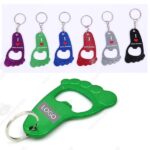 Foot Shaped Bottle Opener With Keychain - Image 2