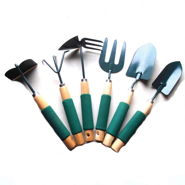 23122723.jpg 6 pcs Garden Tool Sets, Spade, Fork, Hoe - Image 1