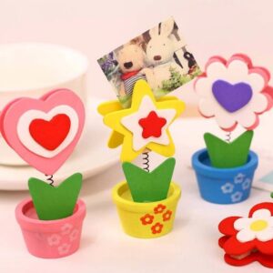 Flower Pot Note Clip Desktop Gadget