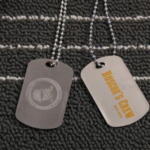 New Design High Quality Metal Dog Tag With Chain