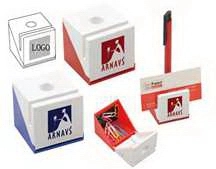 Mini-sized Two Color Business Card Holder