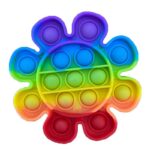 Flower Shape Push pop Bubble Sensory Fidget Toy - Image 3