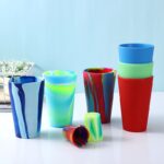 Sturdy Silicone Cup Drink Ware Glass Set - Image 8