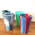 Sturdy Silicone Cup Drink Ware Glass Set - Image 6