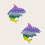 Shark Push Pop Bubble Sensory Fidget Toys - Image 2