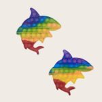 Shark Push Pop Bubble Sensory Fidget Toys - Image 3