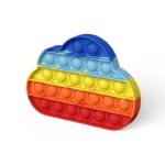 Rainbow clouds Push Pop Bubble Sensory Fidget Toys - Image 2