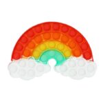 Rainbow clouds Push Pop Bubble Sensory Fidget Toys - Image 3