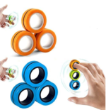 Stress Anxiety Relief Magnetic Rings Finger Fidget Toys
