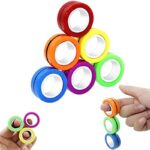Stress Anxiety Relief Magnetic Rings Finger Fidget Toys - Image 3