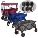 Collapsible Outdoor Garden Utility Cart - Image 2