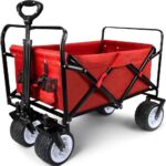 Collapsible Outdoor Garden Utility Cart - Image 4