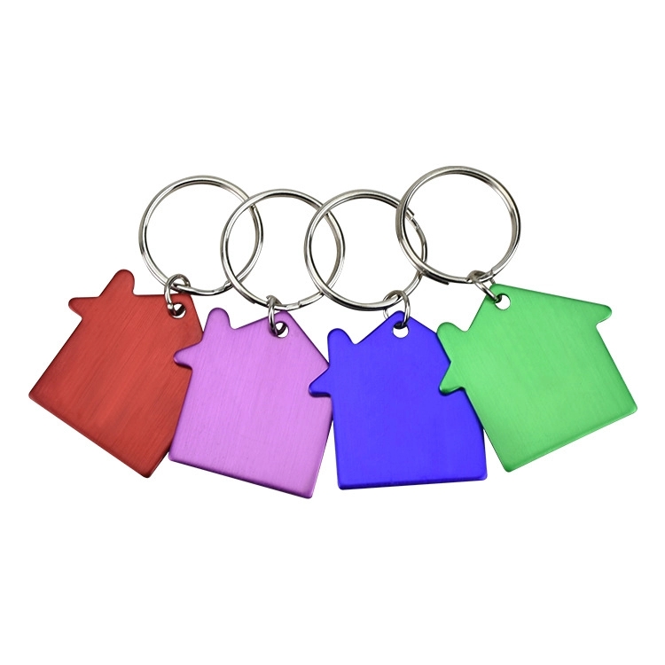 300648262.jpg House Shape Soft Plastic Key Tag - Image 1