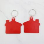 House Shape Soft Plastic Key Tag - Image 2