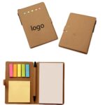 Pocket Notepad with Sticky Notes and Pen