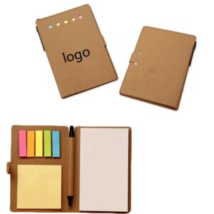 Pocket Notepad with Sticky Notes and Pen