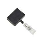Rectangle Badge Reel with Clear Vinyl Strap - Image 2