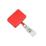 Rectangle Badge Reel with Clear Vinyl Strap - Image 4