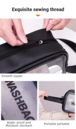 waterproof,transparent cosmetic bag large capacity - Image 7