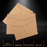 String-tie Closure A4 Paper Envelope File Holder Organizer - Image 3