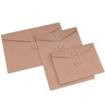 String-tie Closure A4 Paper Envelope File Holder Organizer - Image 4