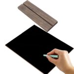 Wood Tabletop Double Sided Blackboard Message Board Kids Toy - Image 2