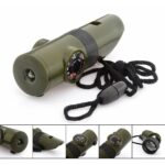 7-IN-1 Green Survival Whistle