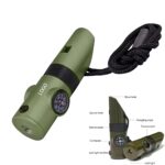 7-IN-1 Green Survival Whistle - Image 3