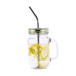 Mason Jar With Lid - Image 6