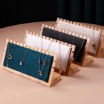 Wooden jewelry display props