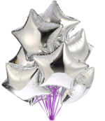 Star aluminum foil balloon birthday party decoration - Image 3